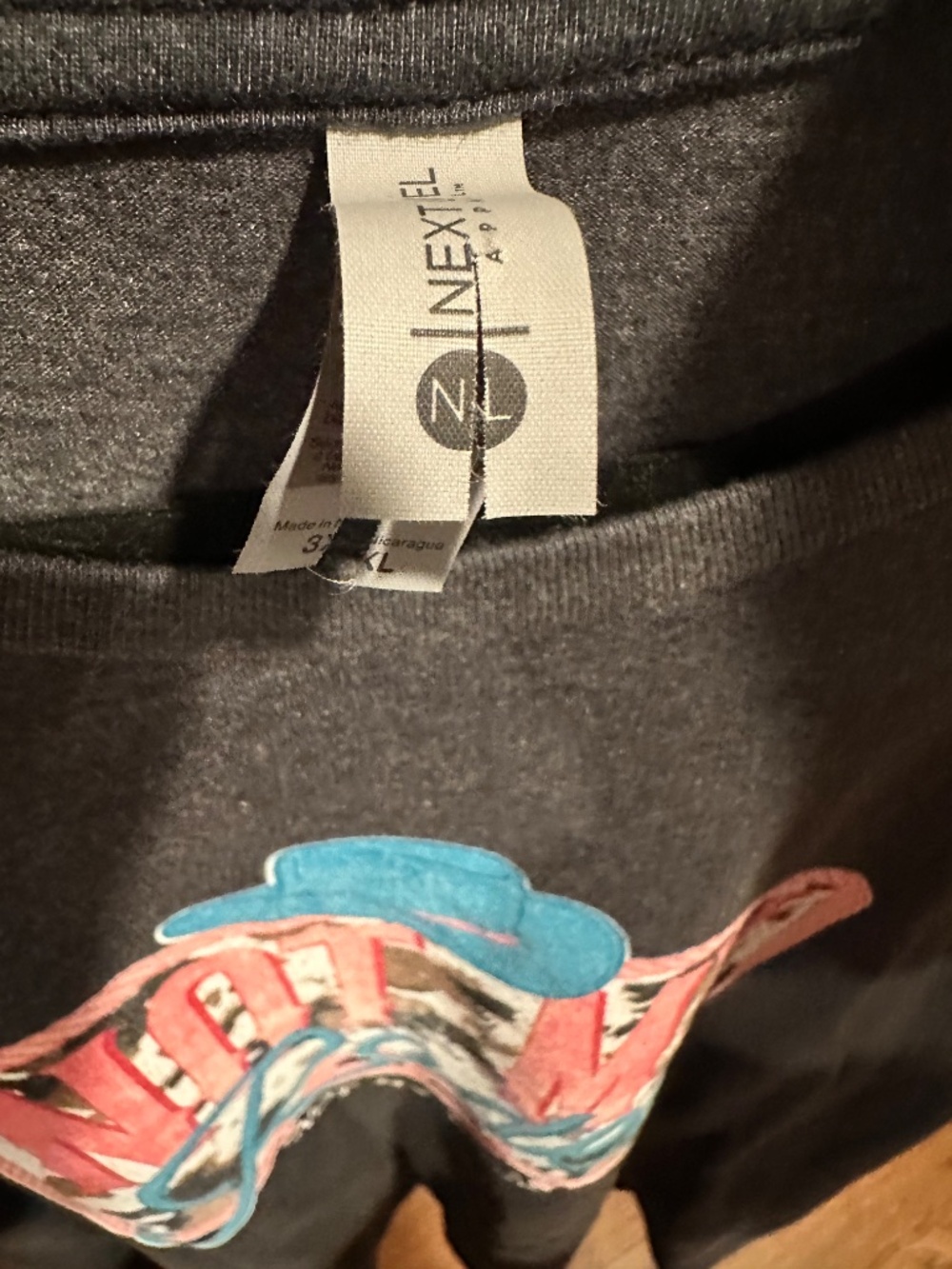 Western NOT MY RODEO NOT MY BULL size 3X t-shirt 3XL - Picture 4 of 5